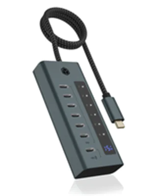 ICY BOX IB-HUB1457-C31 Usb 3.2 Gen 1 3.1 1 Type-C - Hub - 10 Gbps