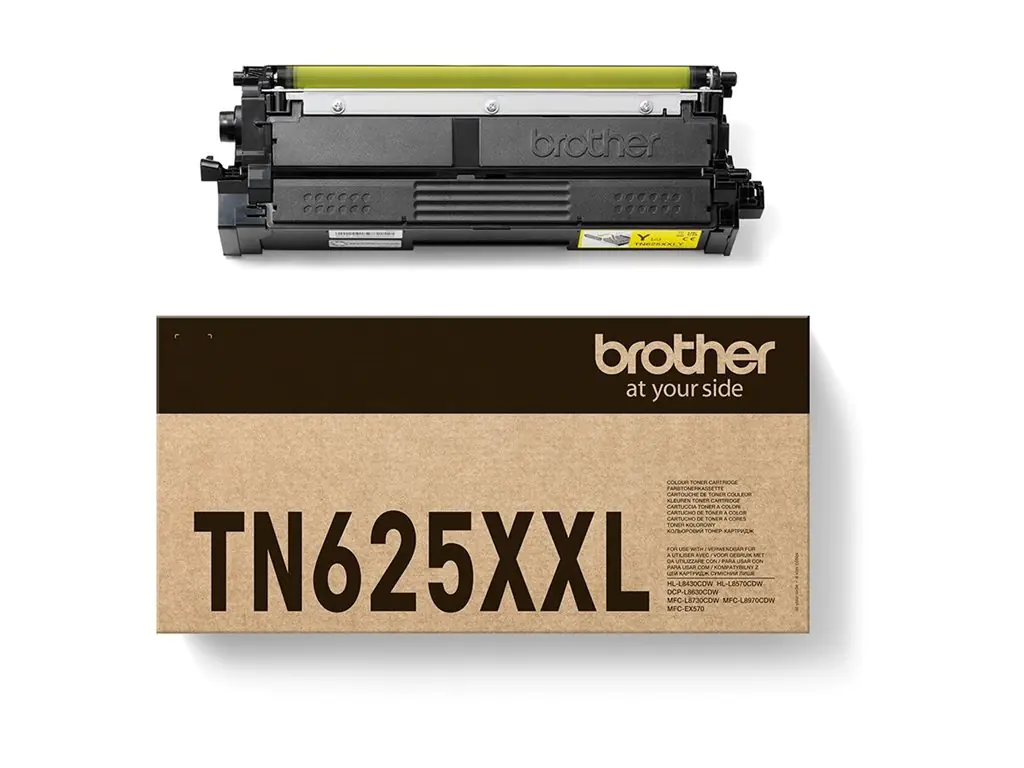 Brother Toner TN625XXLY Gelb 6.500 Seiten 1 Stück hohe Kapazität