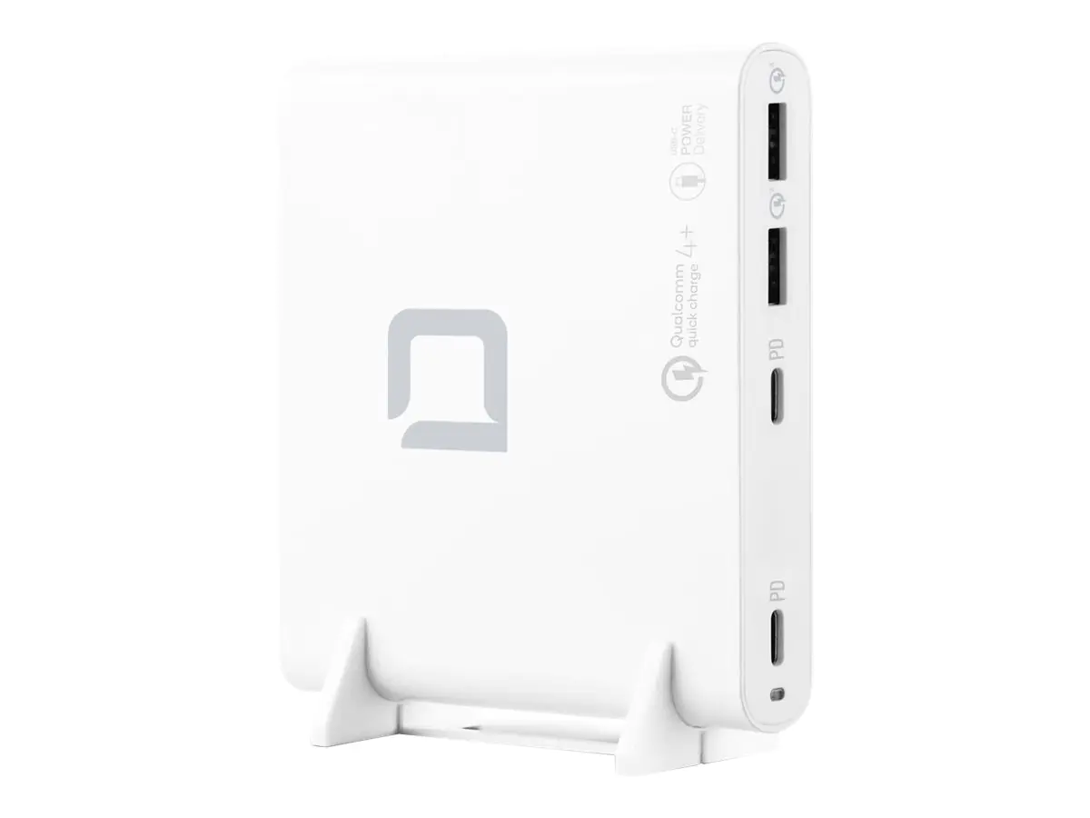 DICOTA Laptop Charger Universal PRO USB-C - Netzteil - AC - 120 Watt - Ausgangsanschlüsse: 4 - Großbritannien, Europa - weiß