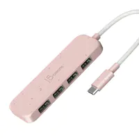 J5Create JCH341ER - Hub - umweltfreundlich, USB-C - 4 x USB 3.2 Gen 2 - Desktop