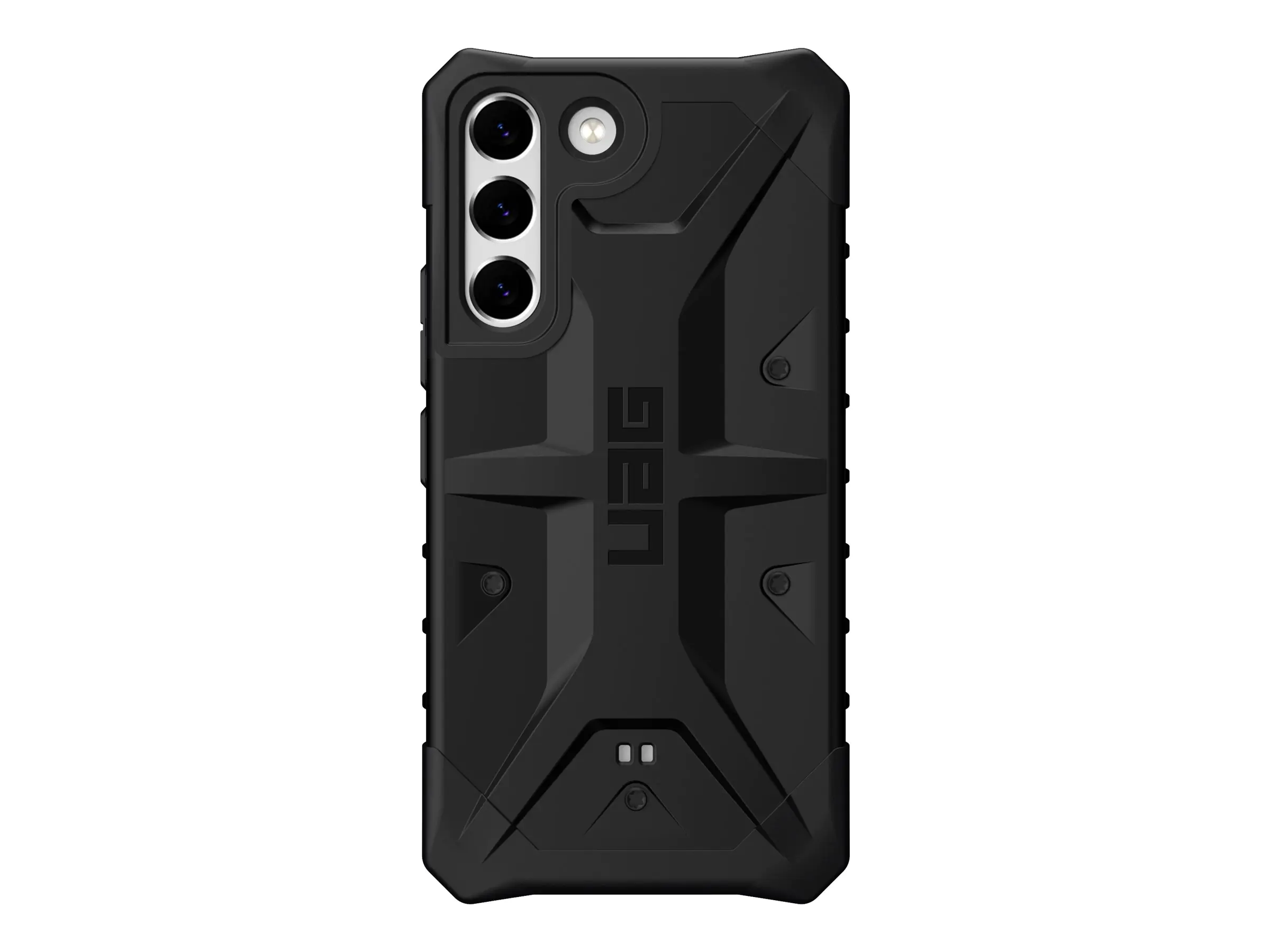 UAG Rugged Case for Samsung Galaxy S22 5G [6.1-inch] - Pathfinder Black - Hintere Abdeckung für Mobiltelefon - widerstandsfähig - Polycarbonat, TPU-Ecken - Schwarz - für Samsung Galaxy S22