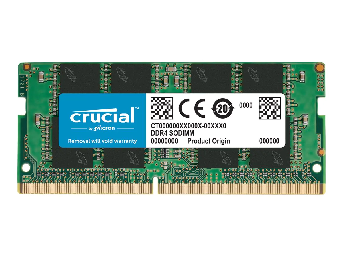 Crucial - DDR4 - Modul - 16 GB - SO DIMM 260-PIN - 2666 MHz / PC4-21300 - CL19 - 1.2 V - ungepuffert - non-ECC