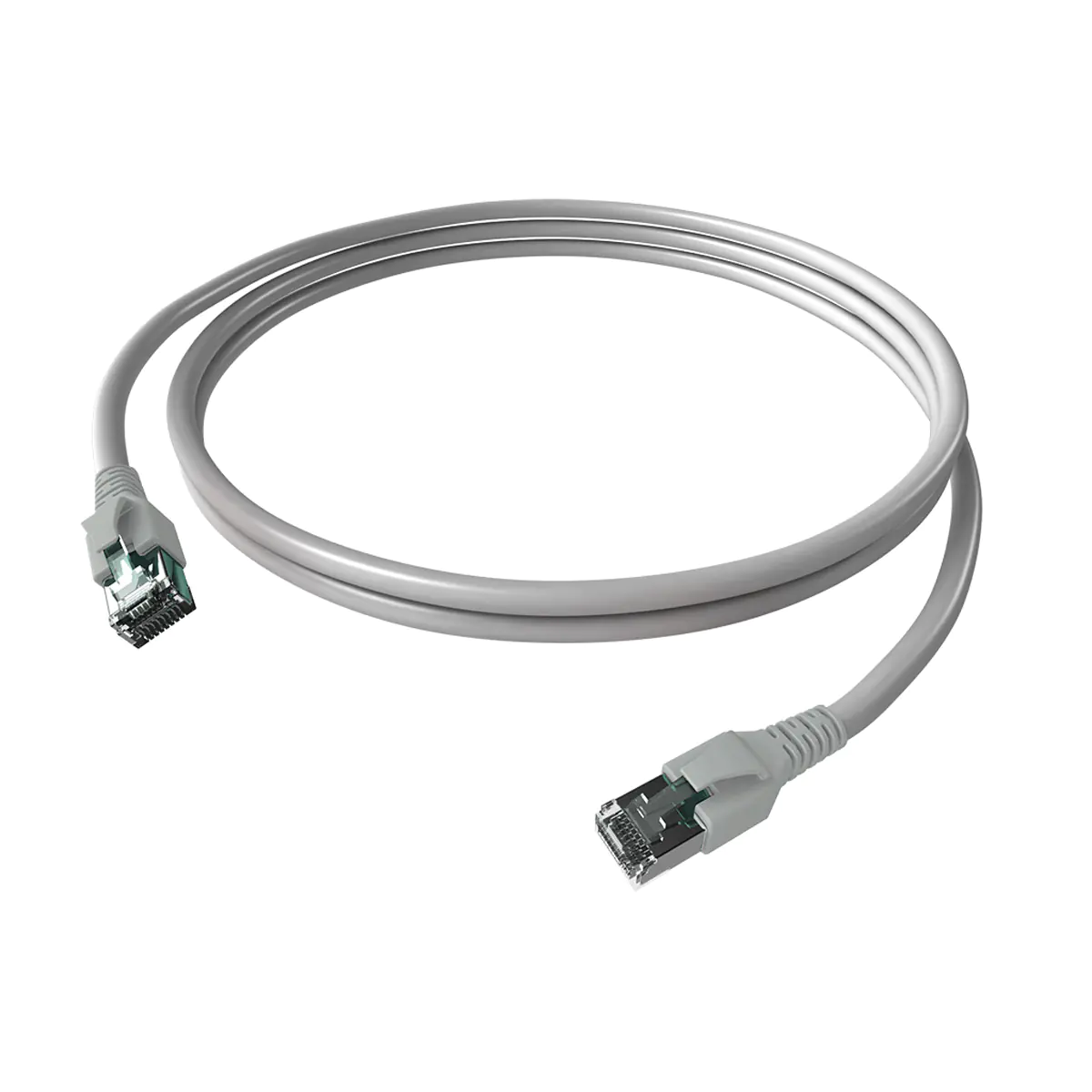 EasyLan CP1KABABA0050 FlexBoot Patchkabel Kat.6A ISO/IEC geschirmt grau 4PPoE 5