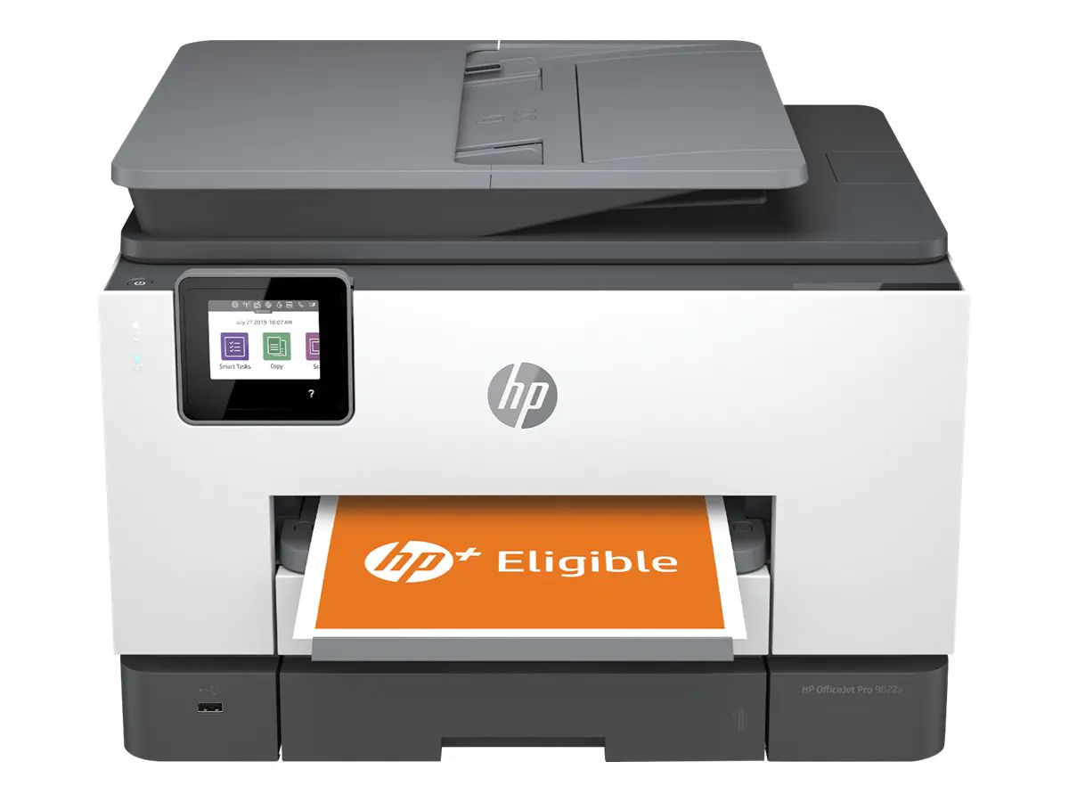 HP Officejet Pro 9022e All-in-One - Multifunktionsdrucker - Farbe - Tintenstrahl - Legal (216 x 356 mm) (Original) - A4/Legal (Medien) - bis zu 23 Seiten/Min. (Kopieren) - bis zu 24 Seiten/Min. (Drucken) - 250 Blatt - 33.6 Kbps - USB 2.0, LAN, Wi-Fi(n), U