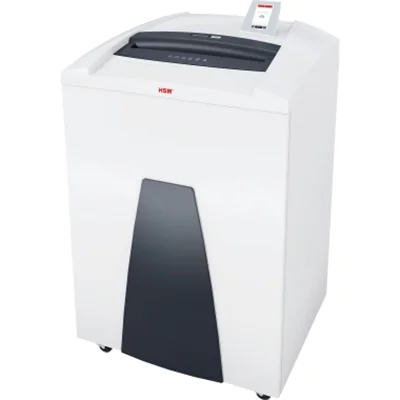 HSM® Aktenvernichter SECURIO P44i P-4 Papier, Heftklammern, Büroklammer, Kreditkarten, CDs/DVDs, USB-Stick, Diskette Partikelschnitt weiß