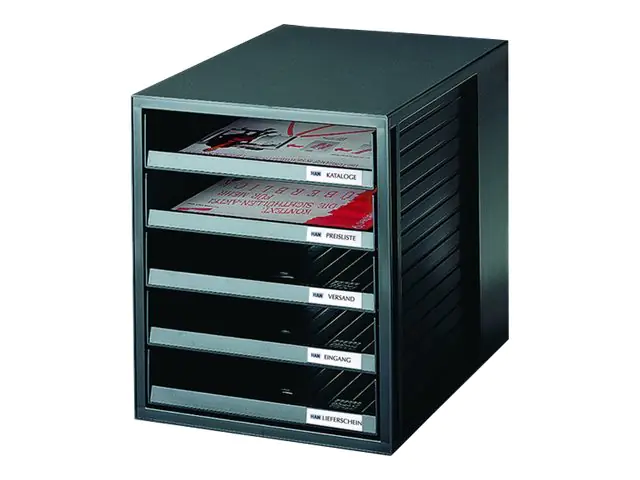 HAN Schubladenschrank - 5 Schubfächer - für C4 (229 x 324 mm) 1401-13