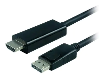 VALUE - Videokabel - DisplayPort (M) bis HDMI (M) - 5 m - abgeschirmt - Schwarz