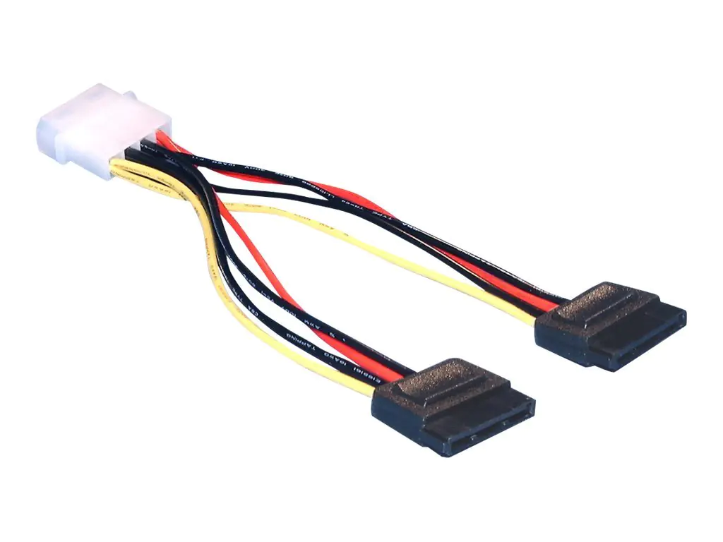 Delock - Stromkabel - SATA-Stromstecker (M) zu interne Stromversorgung, 4-polig (M) - 10 cm - für Delock PCI Express Card