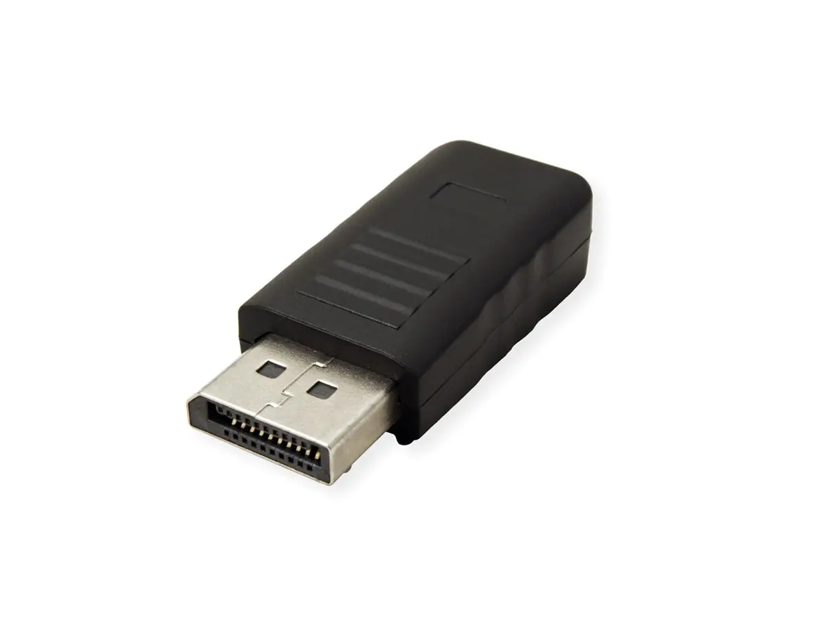 VALUE - Display-Adapter - DisplayPort (M) zu Mini DisplayPort (W) - DisplayPort 1.2 - 4K Unterstützung, Passiv - Schwarz