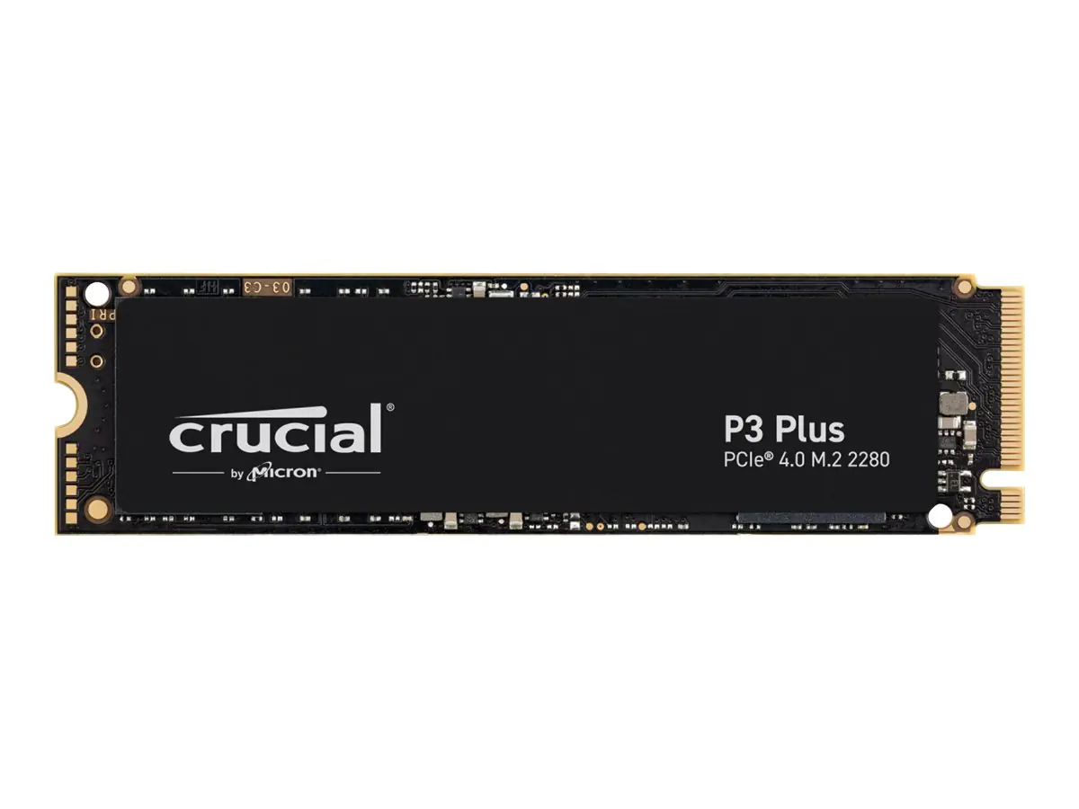 Crucial P3 Plus - SSD - 2 TB - intern - M.2 2280 - PCIe 4.0 (NVMe)