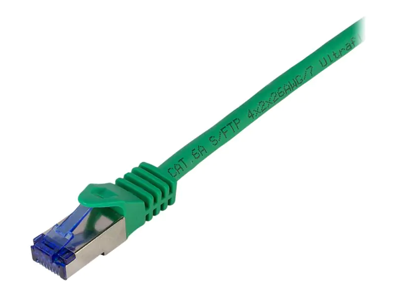 LogiLink Professional Ultraflex - Patch-Kabel - RJ-45 (M) zu RJ-45 (M) - 2 m - 6 mm - S/FTP - CAT 7 (Kabel) / CAT 6a (Anschlüsse) - halogenfrei, geformt, ohne Haken - Rot, RAL 3018