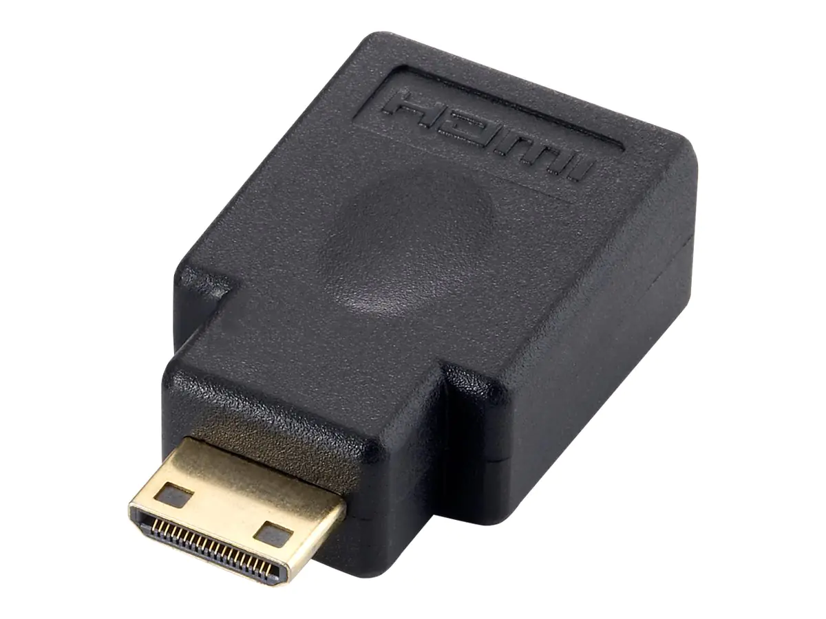 Equip Life - HDMI-Kabel - 19 pin mini HDMI Type C männlich zu HDMI weiblich - Schwarz