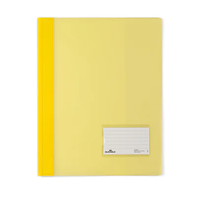 DURABLE Schnellhefter DURALUX 268004 DIN A4 Hartfolie gelb