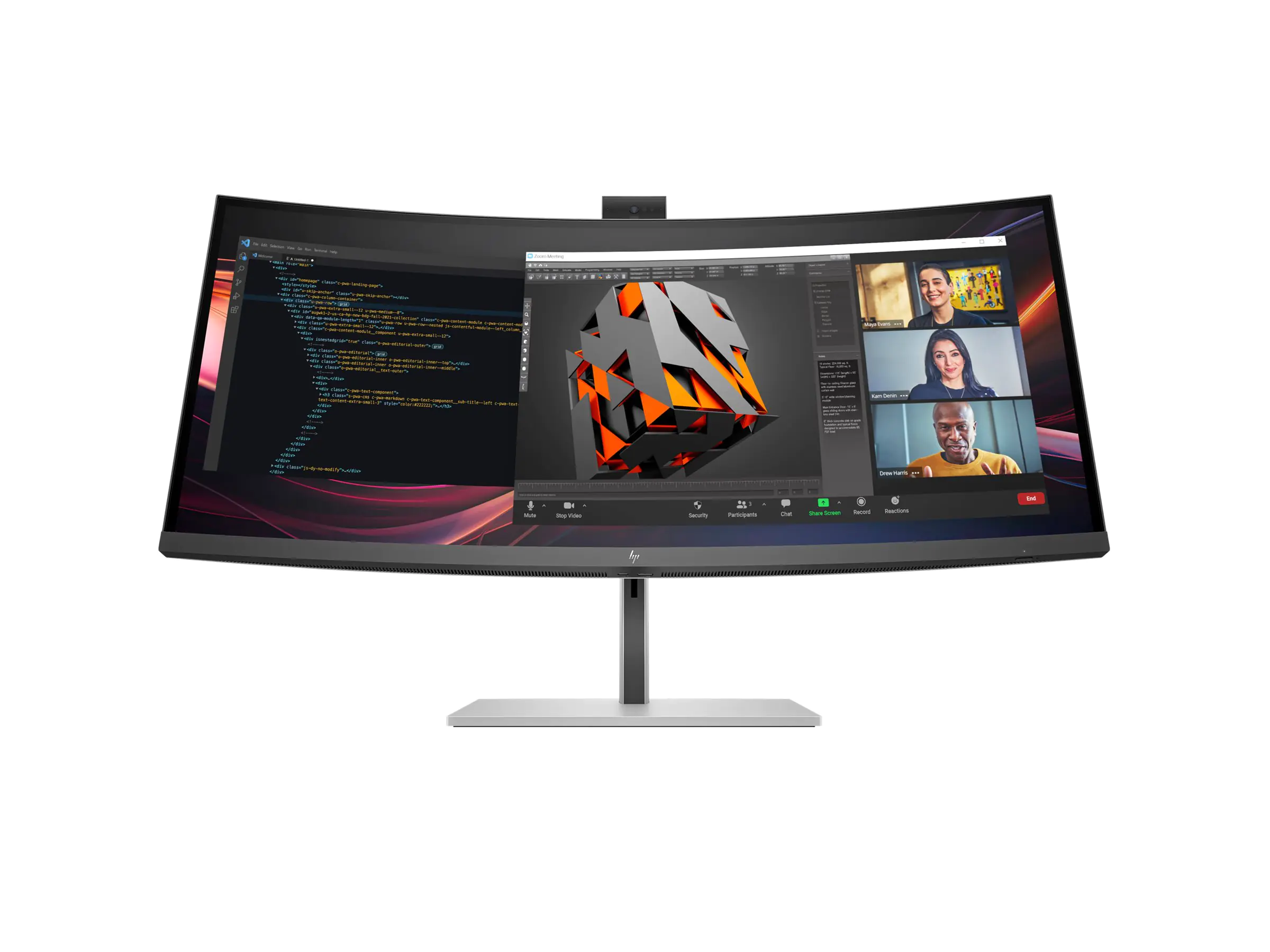 HP 734pm - Series 7 Pro - LED-Monitor - gebogen - 86.4 cm (34") 8K157UT#ABU
