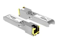 Delock - SFP (Mini-GBIC)-Transceiver-Modul - 1GbE - 10Base-T, 100Base-TX, 1000Base-T - RJ-45