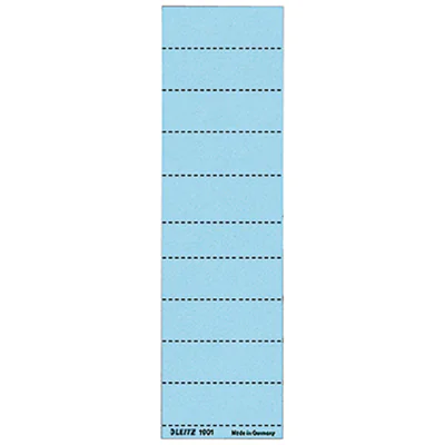 Leitz Beschriftungsschild 19010035 blanko 4zeilig blau 100 St./Pack.