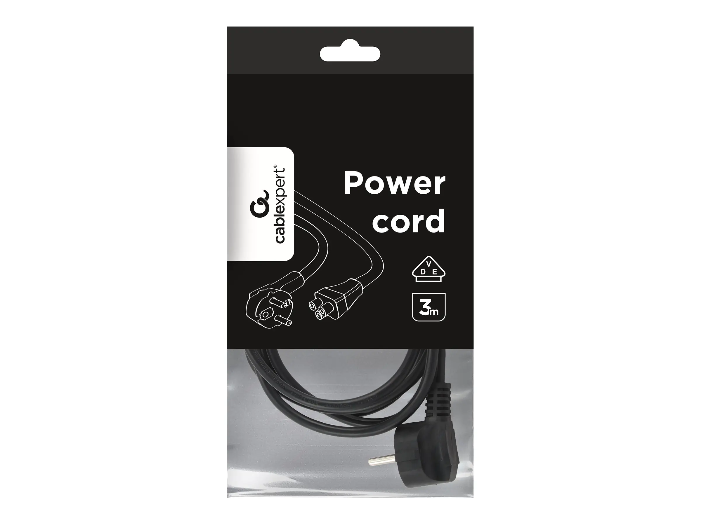 Gembird Cablexpert PC-186-ML12 - Stromkabel - IEC 60320 C5 zu power CEE 7/7 (M)
