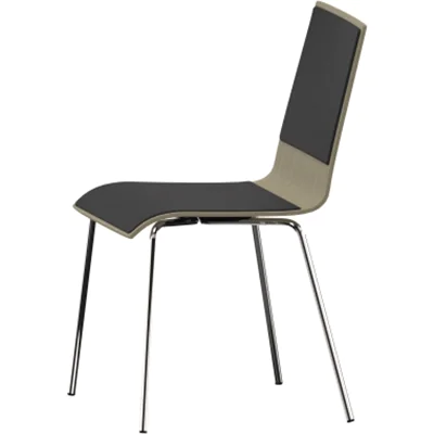 NowyStyl Besucherstuhl Cafe VII 110kg Buchenschichtholz 100 % Polypropylen schwarz