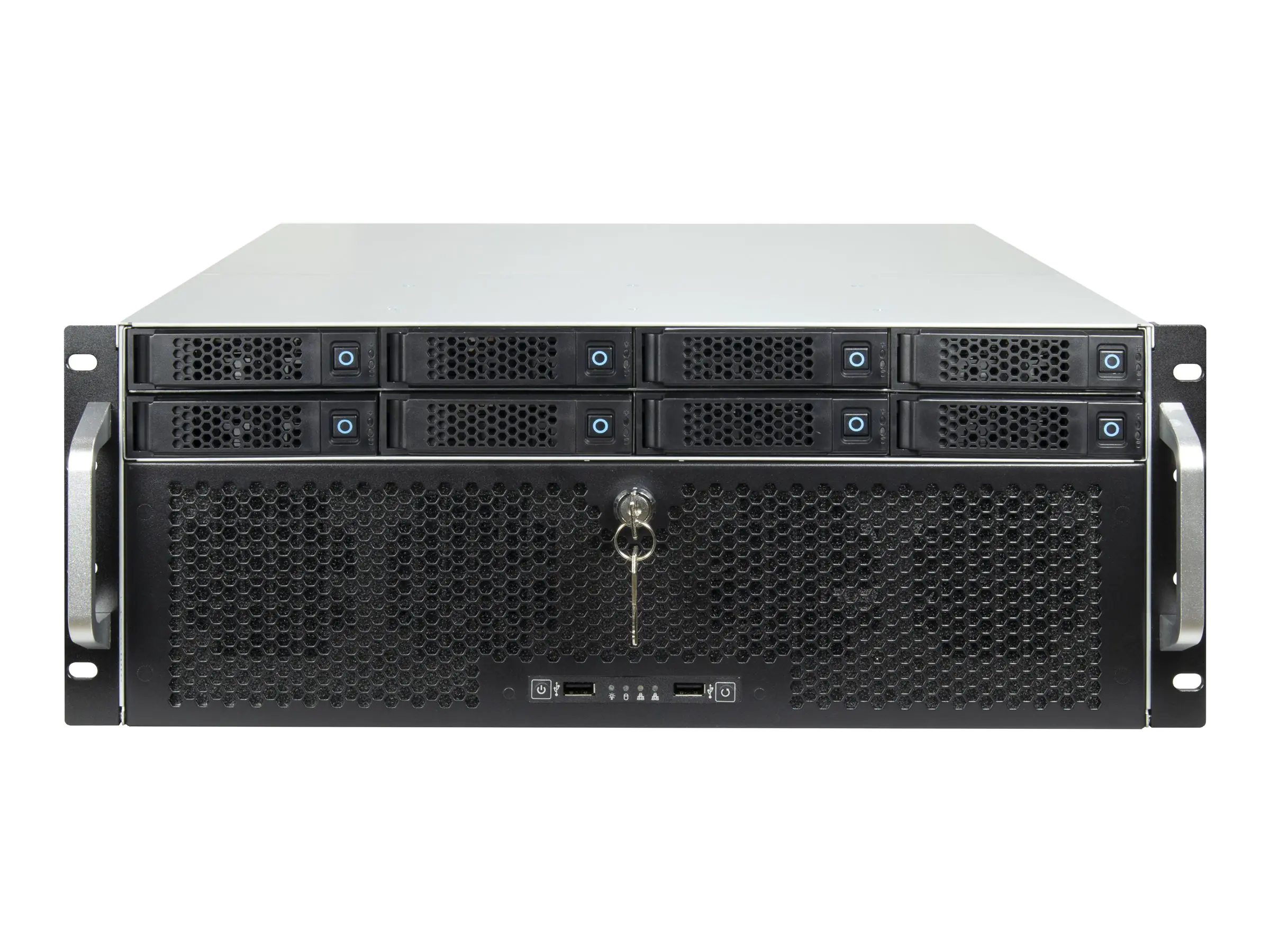 Inter-Tech IPC 4U-4708 - Aufbewahrungsgehäuse - E-ATX - SATA - Hot-Swap - keine Spannungsversorgung (ATX / PS/2) 88887384