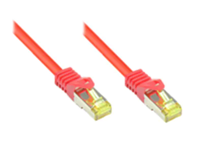 Good Connections RJ45 Patchkabel mit Cat. 7 Rohkabel und Rastnasenschutz (RNS) - S/FTP - PiMF