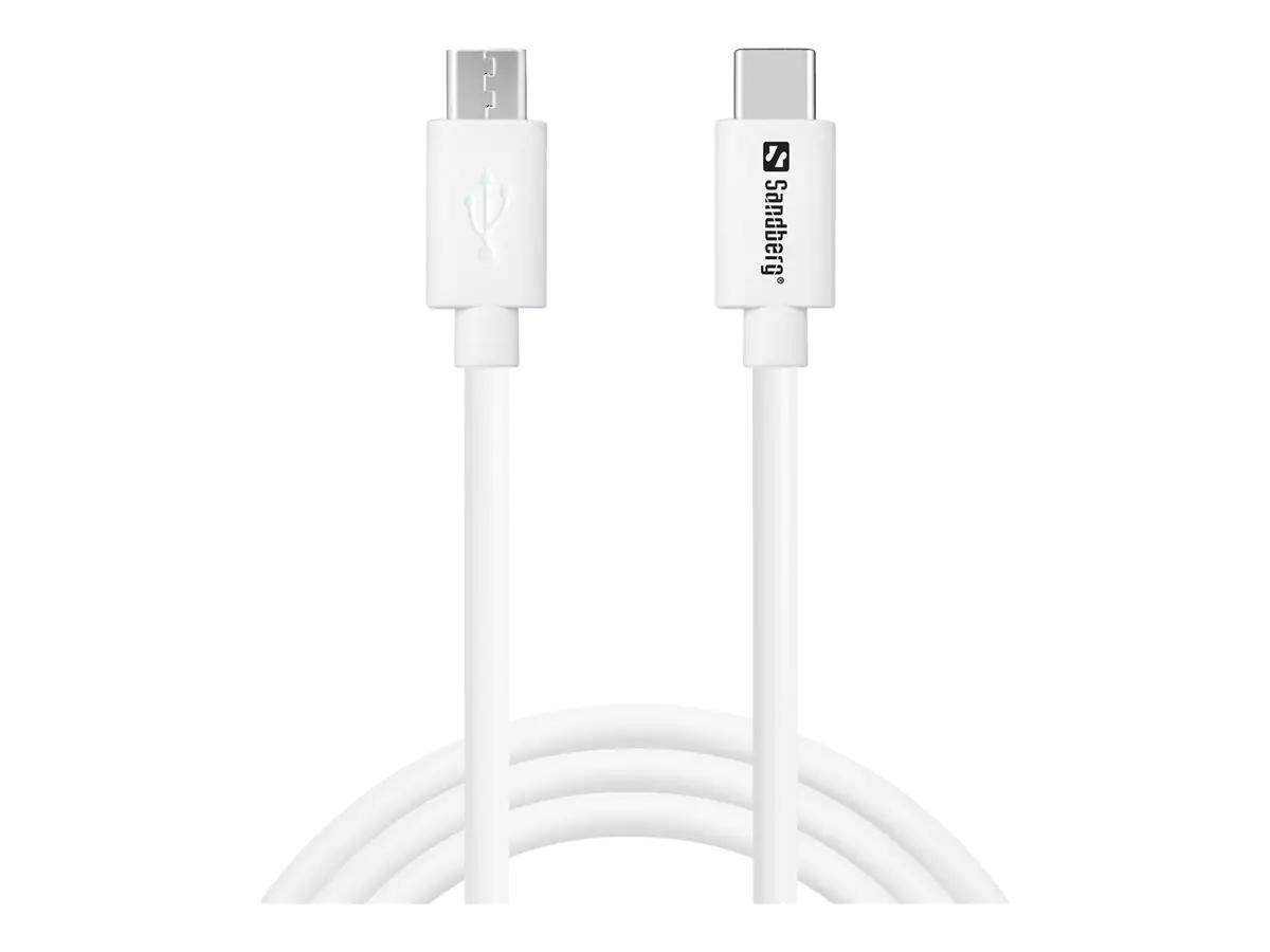 SANDBERG USB-Kabel - USB-C (M) zu Micro-USB Type B (M)