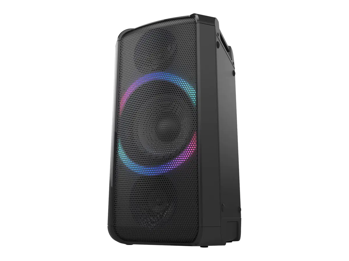 Panasonic SC-TMAX5 - Party-Soundsystem - 2.1-Kanal - kabellos - Bluetooth - 150 Watt (Gesamt) - zweiweg - Schwarz