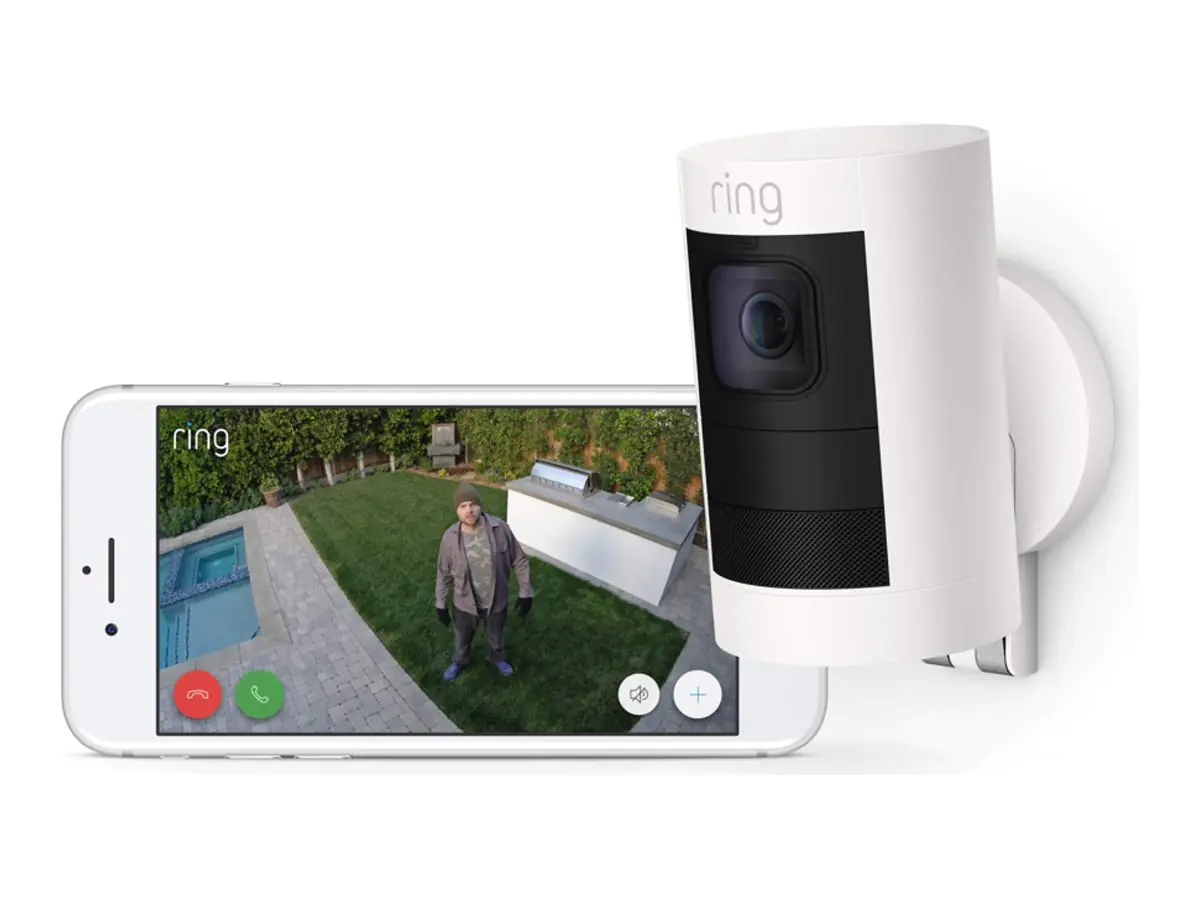Amazon Ring Stick Up Cam Battery - Gen 3 - Netzwerk-Überwachungskamera - Außenbereich, Innenb