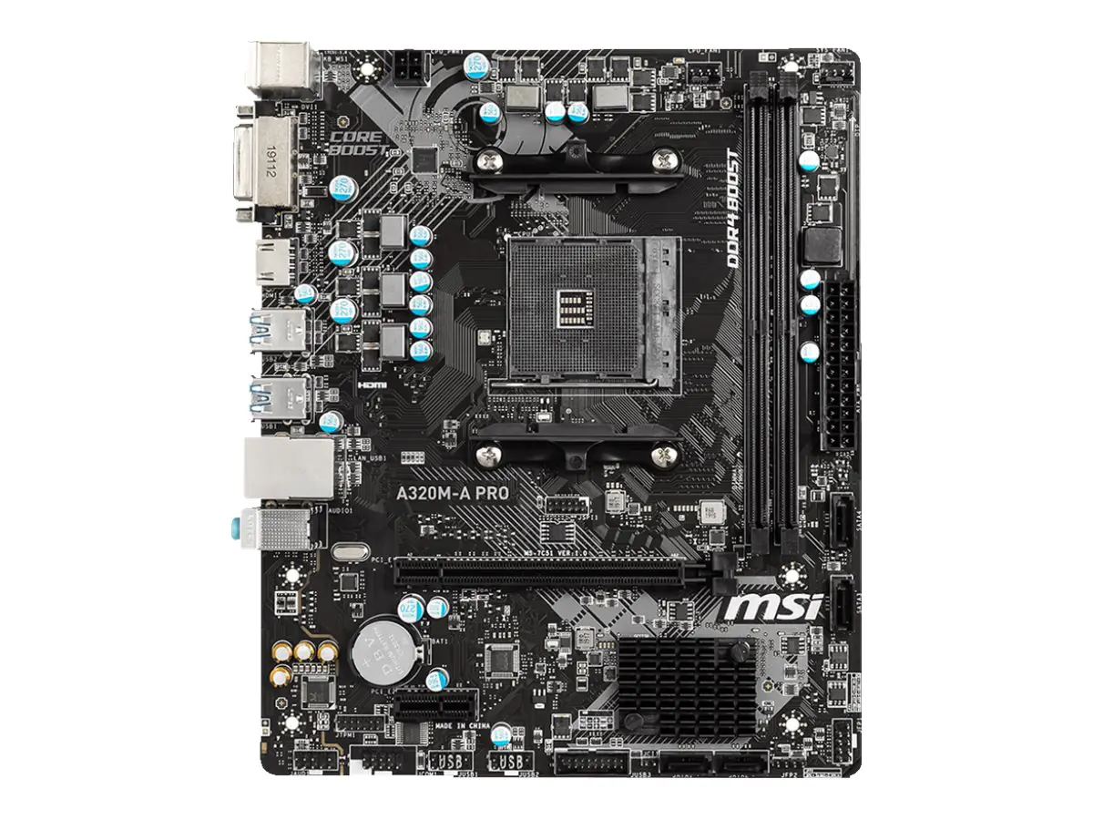 MSI A320M-A PRO - Mainboard - mATX - 7C51-001R