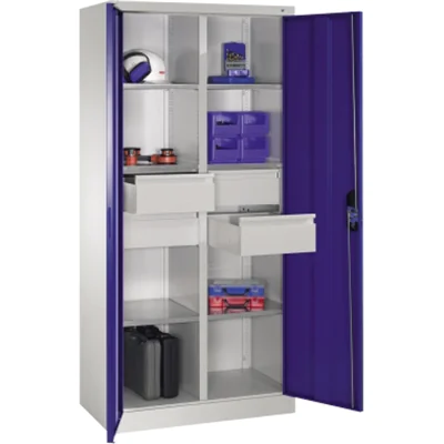 C+P Werkzeugschrank 89213042S10029 6Bd. 4Sch. 1950x930x500mm lgr/ebl