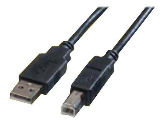 Roline Green - USB-Kabel - USB (M) zu USB Typ B (M) - USB 2.0 - 80 cm - Schwarz