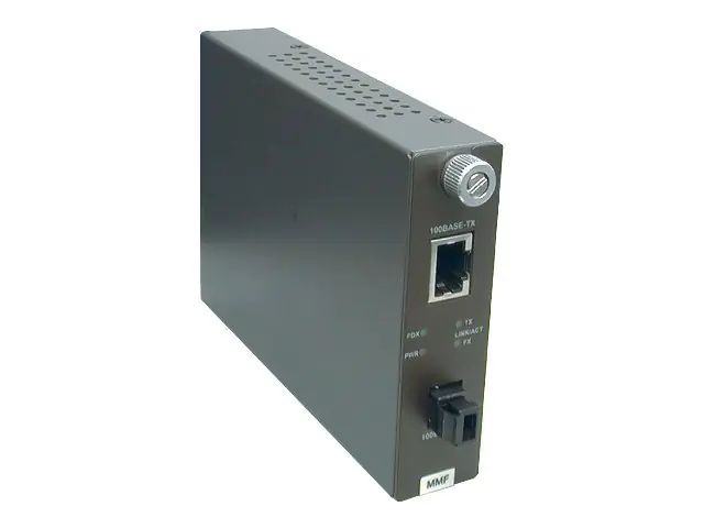 TRENDnet TFC-110 MM - Medienkonverter - 100Mb LAN - 10Base-T, 100Base-FX, 100Base-TX - RJ-45 / MT-RJ Multimodus - bis zu 2 km - 1300 nm