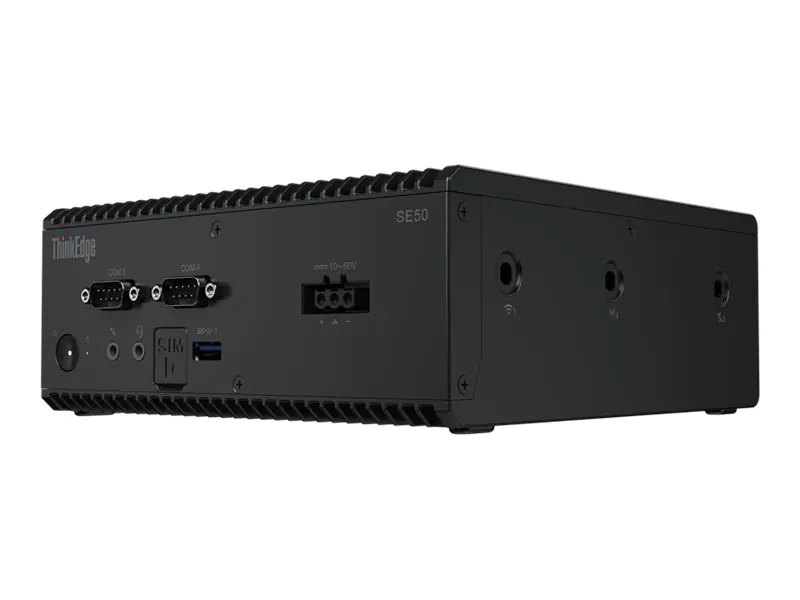 Lenovo ThinkEdge SE50 11RJ - USFF - Core i5 8365UE / 1.6 GHz - RAM 8 GB - SSD 128 GB - NVMe - UHD Graphics 620 - 1GbE - WLAN: 802.11a/b/g/n/ac, Bluetooth 4.2 - Win 10 IoT Enterprise - Monitor: keiner - Schwarz - Lenovo TopSeller