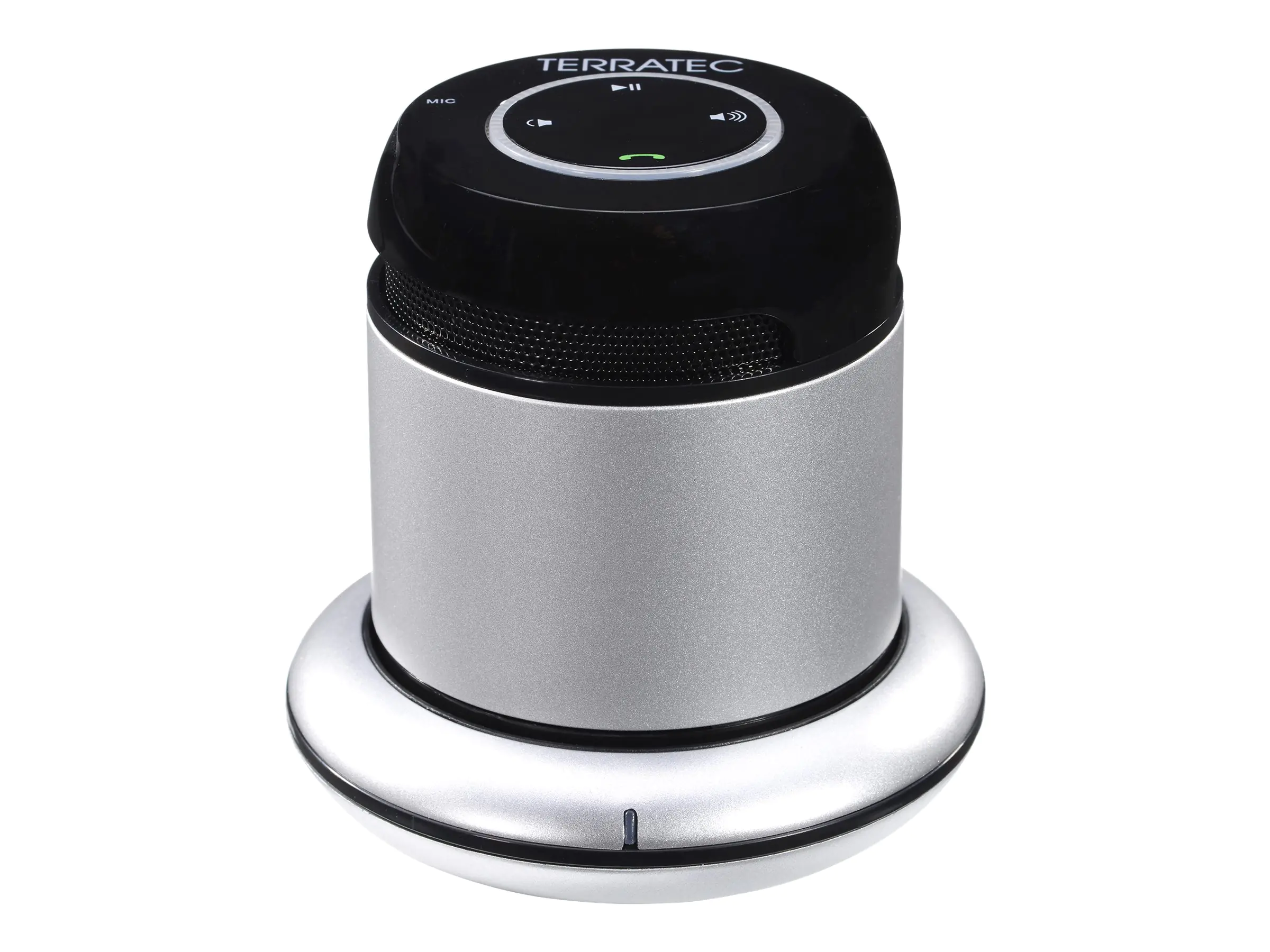 TerraTec CONCERT BT MOBILE - Lautsprecher - tragbar - kabellos - Bluetooth - 2 Watt - Silber