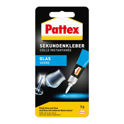 Pattex Sekundenkleber PSV1C Glas Flüssig 3g