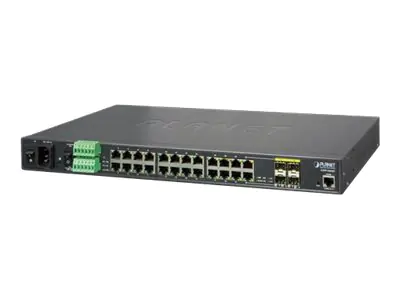 PLANET IGSW-24040T - Switch - L2+ - managed - 24 x 10/100/1000 + 4 x Shared Gigabit SFP - Desktop