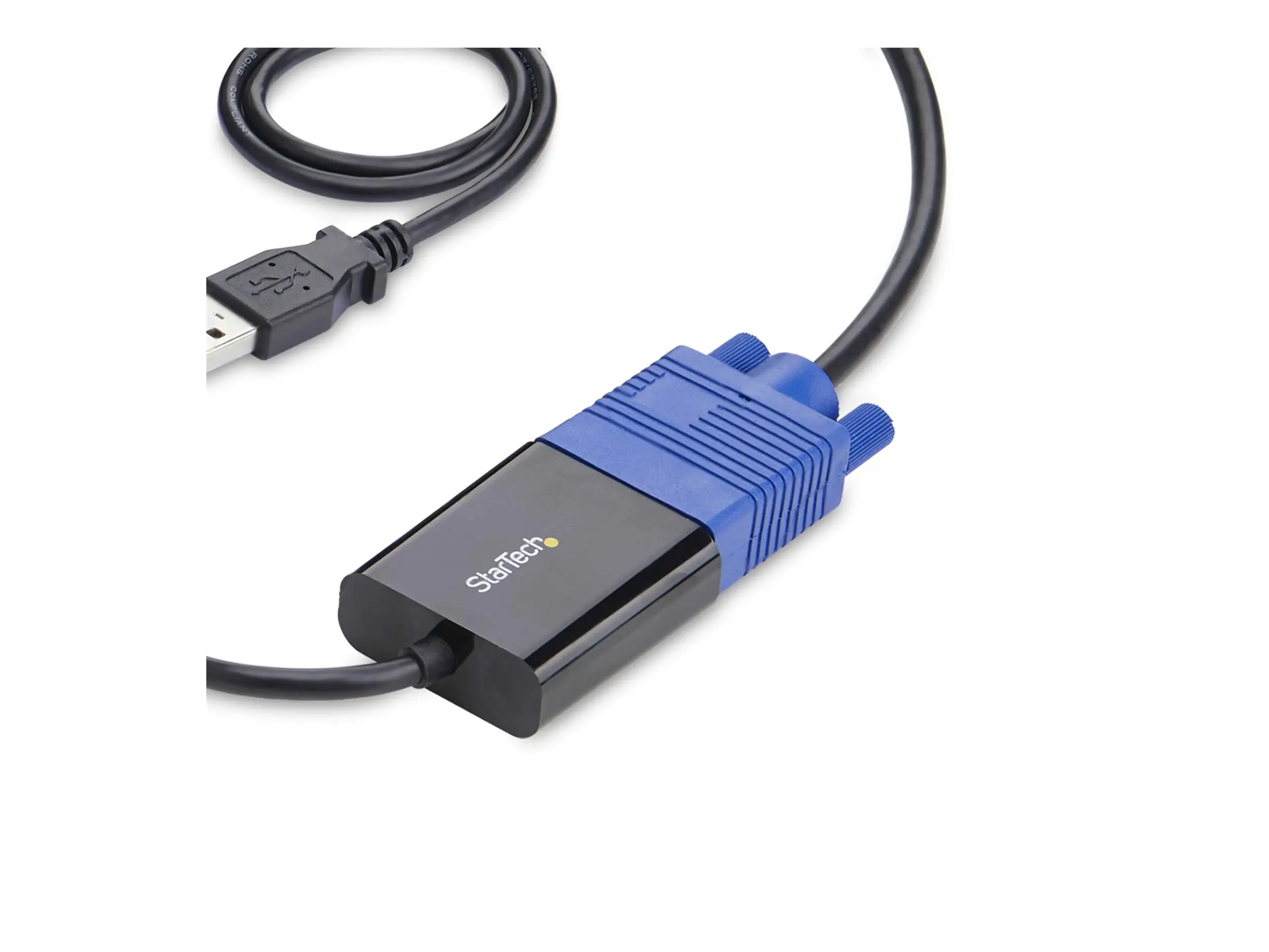 StarTech.com Portable Laptop Crash Cart Adapter, USB/VGA/Mini DisplayPort KVM Console, File Transfe
