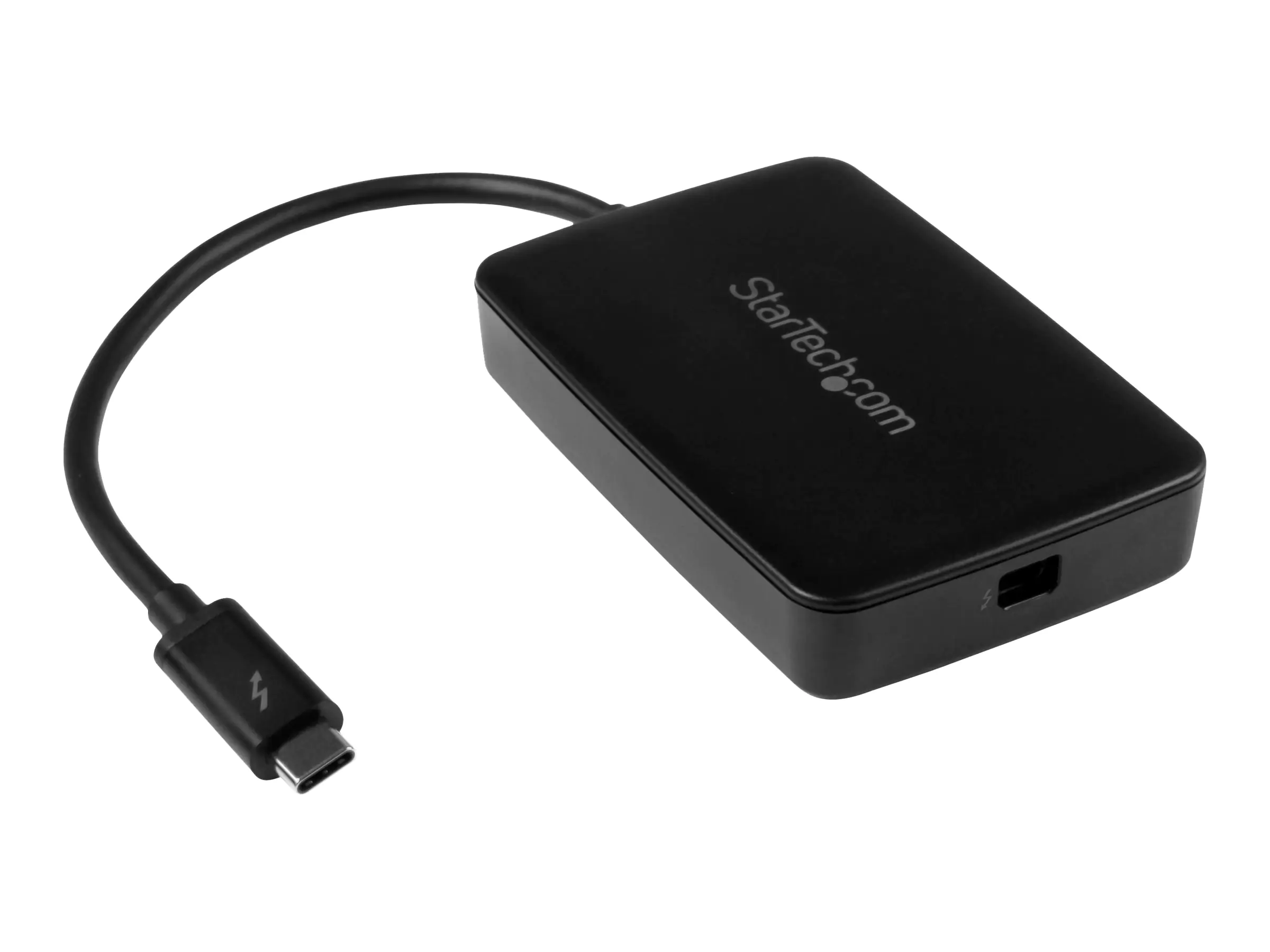 StarTech Thunderbolt 3 auf Thunderbolt Adapter - Thunderbolt-Adapter - Mini DisplayPort (W) bis USB-C (M) - 28 cm - Schwarz - für P/N: TB3DK2DPM2, TB3DK2DPPDUE, TB3DKDPMAW, TB3DKDPMAWUE, TB3DOCK2DPPD, TB3DOCK2DPPU
