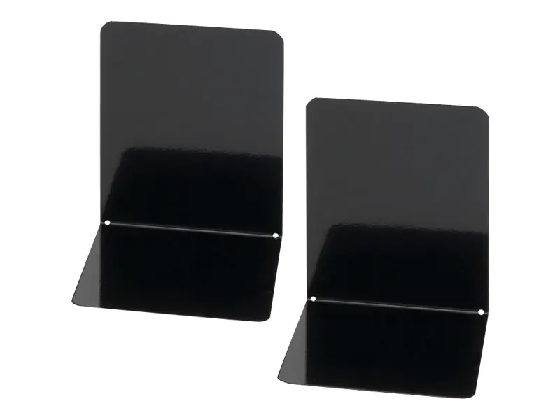 Jakob Maul GmbH MAUL - Buchstütze - Metall - Black Gloss (Packung mit 2) 3506290