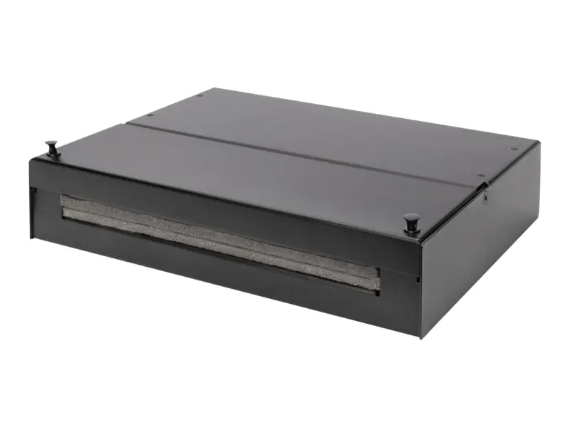Digitus DN-93708-1 - Verfestigungspunkt-Box - Oberfläche montierbar, geeignet für Wandmontage - Schwarz - 12 Ports