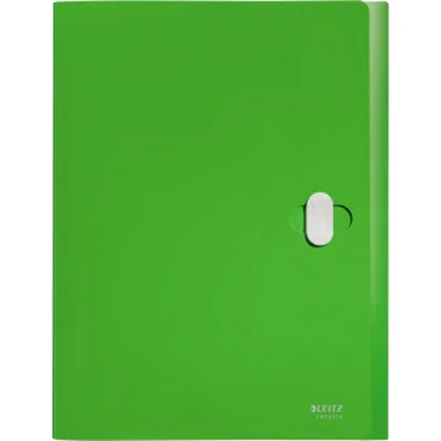 Leitz Heftbox Recycle 25,4 x 33 cm (B x H) DIN A4 38mm Sicherheitsverschluss Kunststoff, 80 % recycelt grün