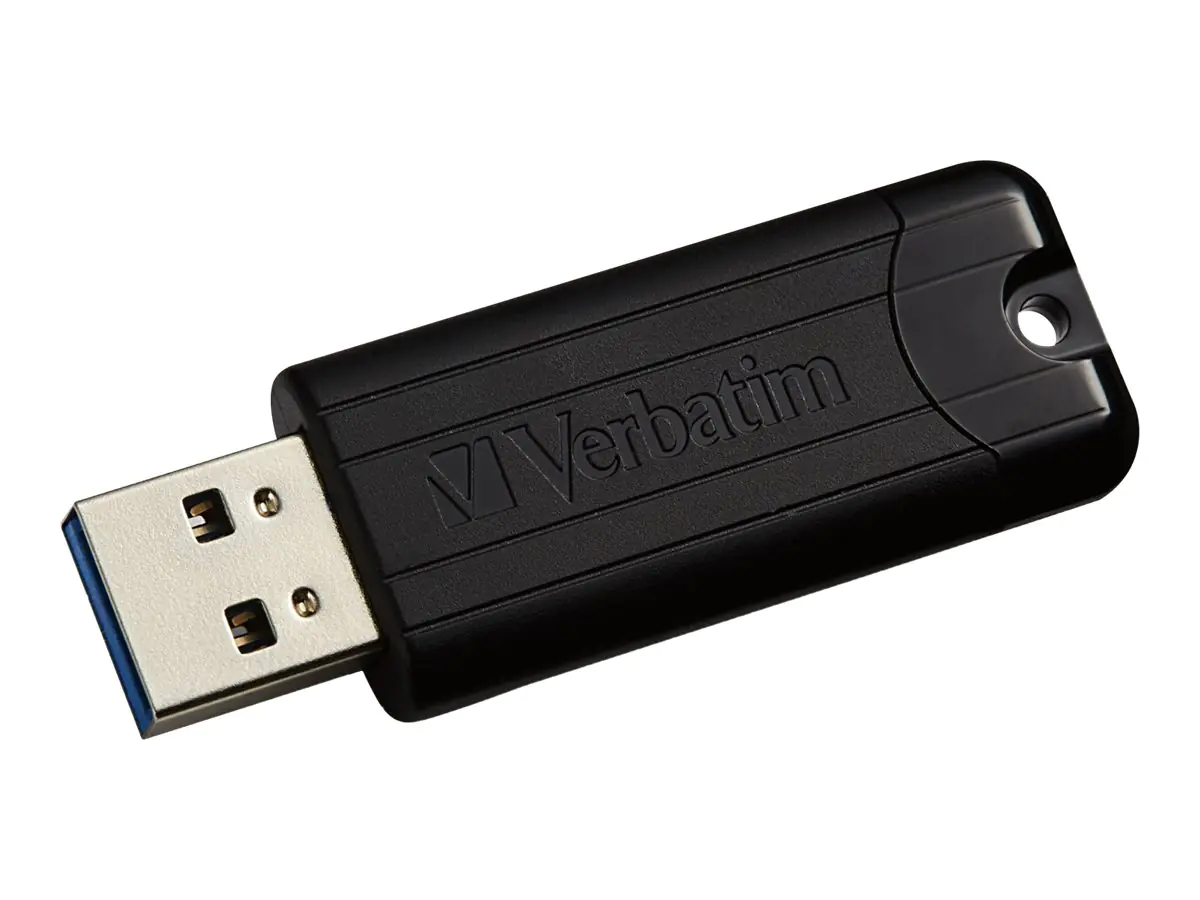 Verbatim Store 'n' Go Pin Stripe USB Drive - USB-Flash-Laufwerk - 32 GB - USB 3.0 - Schwarz