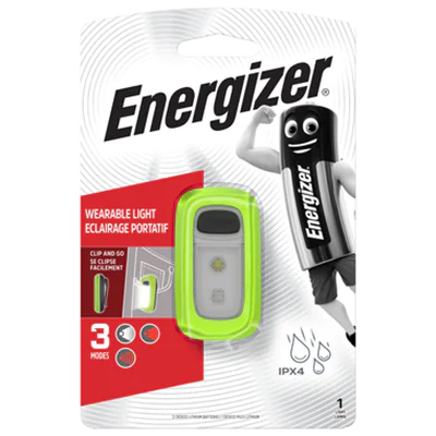 Energizer® Taschenlampe Wearable Light 30lm LED 3,15 h CR2023 Kunststoff