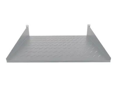 Intellinet 19" Cantilever Shelf, 2U, 2-Point Front Mount, 400mm Depth, Vented, Max 25kg, Grey, Three Year Warranty - Rack - Regal - Grau, RAL 7035 - 2U - 48.3 cm (19") 712224