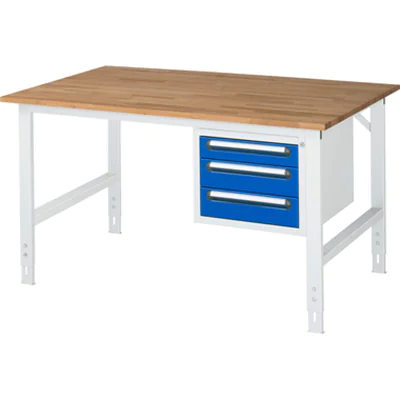 RAU Arbeitstisch Tom 1.500 x 760-1.080 x 1.000 mm (B x H x T)
