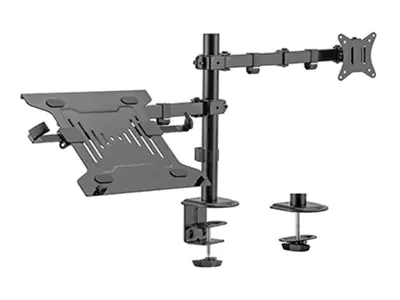Gembird MA-DA-03 - Befestigungskit (Spannbefestigung für Tisch, 2 Gelenkarme,