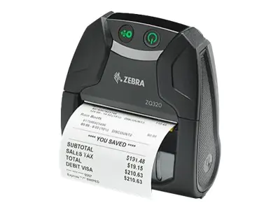 Zebra ZQ300 Series ZQ320 Mobile Receipt Printer