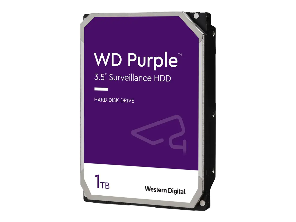 WD Purple WD64PURZ - Festplatte - 6 TB - Überwachung - intern - 3.5" (8.9 cm) - SATA 6Gb/s - 5400 rpm - Puffer: 256 MB