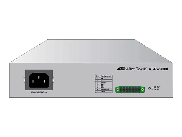 Allied Telesis AT-PWR300 - Netzteil (Rack - einbaufähig) - Wechselstrom 100-240 V - 300 Watt - 48.3 cm (19") - Europa - für AT x310-26FP, x310-26FT, x310-50FP, x310-50FT; CentreCOM AT-GS980EM/11PT