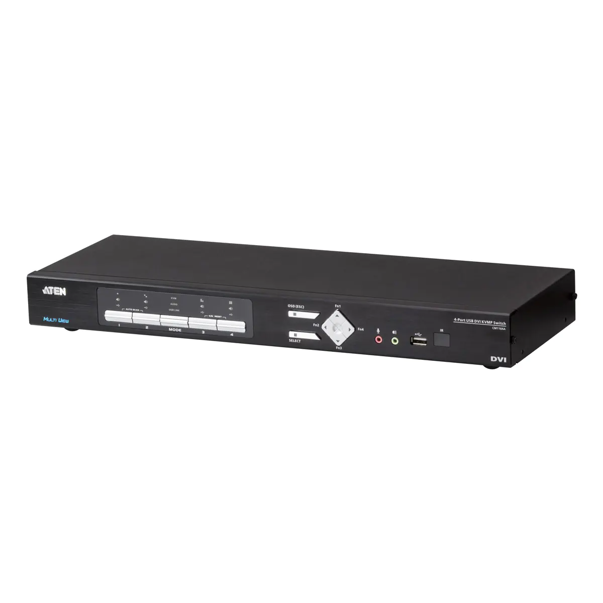 ATEN Multi-View KVMP CM1164A - KVM-/Audio-/USB-Switch - 4 x KVM/Audio/USB - 1 lokaler Benutzer - Desktop