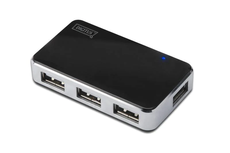 DIGITUS DA-70220 - Hub - 4 x USB 2.0 - Desktop